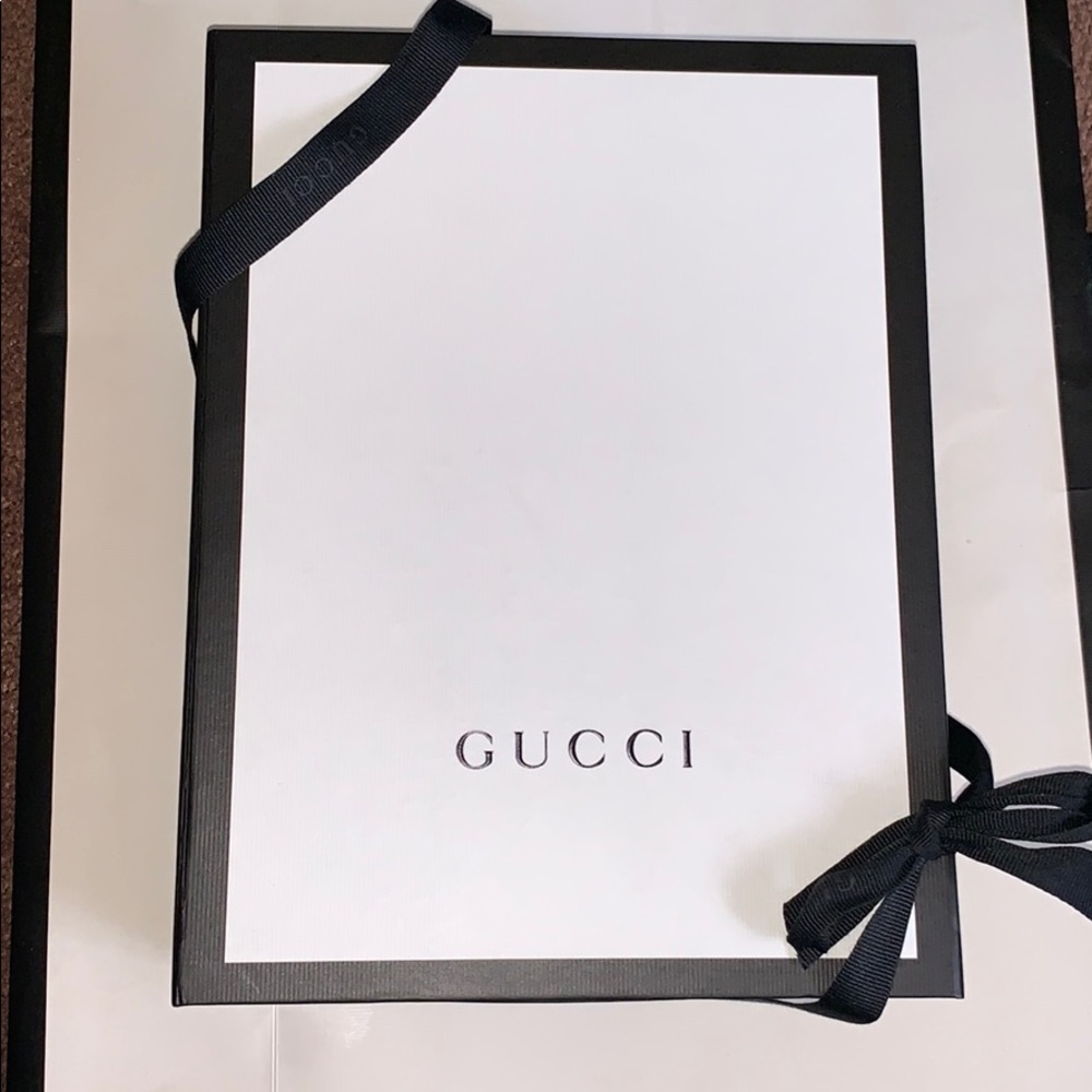 Authentic Gucci  Box with flap
